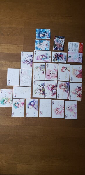 劇場版マクロスΔ絶対LIVE!!!!!! 入場特典ポストカード全種&限定ブロマイド5種