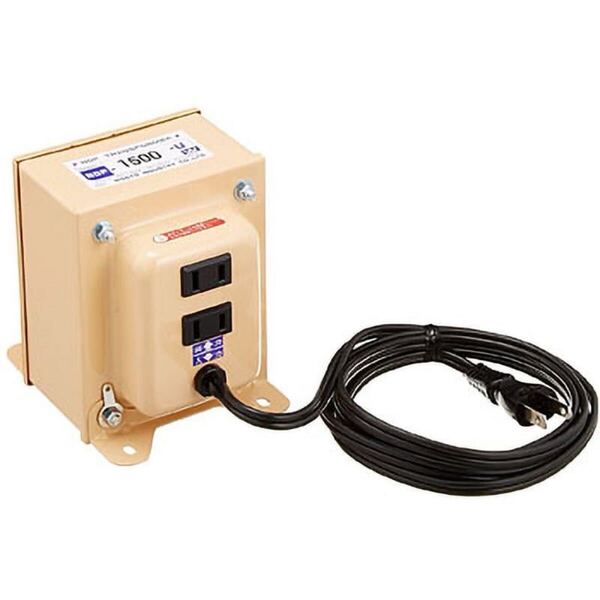 日章工業 降圧変圧器 NDF-1500U AC110~130V AC100V 据置型ダウン変圧器
