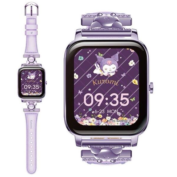 【極美品】GREEN HOUSE × Sanrio グリーンハウス サンリオ スマートウォッチ サンリオキャラクターズ クロミ