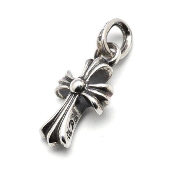 【正規保証/鑑定済】CHROME HEARTS クロムハーツ CRS BBY FAT CHクロス ベビーファットチャーム シルバー925