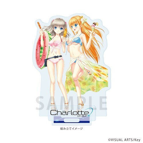 シャーロット アクリルスタンドプレートCharlotte03/C(公式イラスト)友利奈緒&西森柚咲