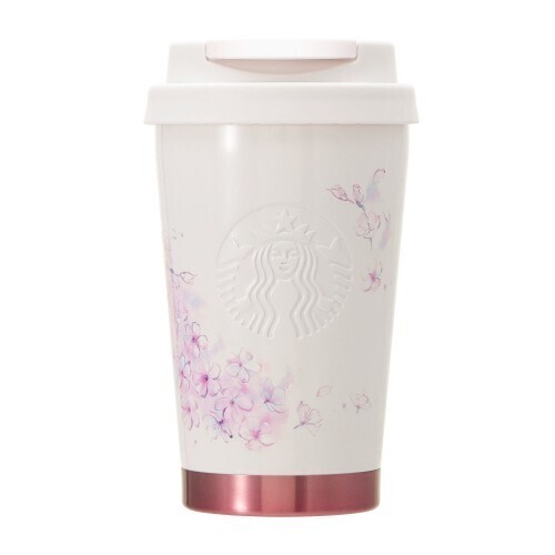 未使用 スターバックス SAKURA 2025 ステンレスTOGOロゴタンブラー ベージュ 355ml STARBUCKS スタバ ピンク さくら