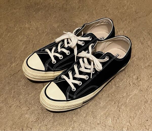 【US8 26.5cm】converse ct70 low black Chuck Taylor チャックテイラー ローカット ブラック