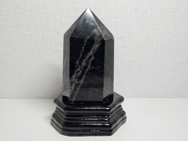 【黒水晶】◆840g◆ モリオン 水晶 クォーツ 原石 鑑賞石 自然石 天然石 鉱石 鉱物 水石 宝石 ジュエリー 置物 インテリア