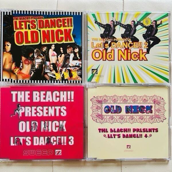 送料無料 / DJ HASEBE a.k.a OLD NICK / THE BEACH!! - LET'S DANCE!! VOL 1〜VOL 4 / シリーズコンプリート / HIPHOP R&B MIX