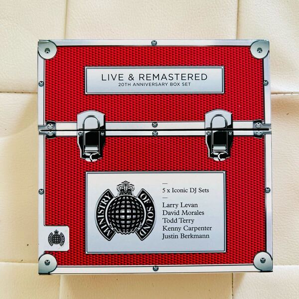 送料無料 / LIVE & REMASTERED / Ministry Of Sound 20th Anniversary Box 5枚セット/ LARRY LEVAN / DAVID MORALES / TODD TERRY etc 5DJ