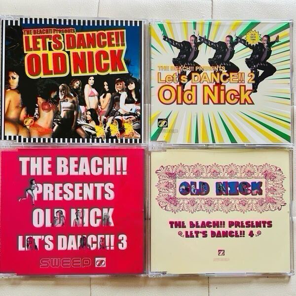 送料無料 / DJ HASEBE a.k.a OLD NICK / THE BEACH!! - LET'S DANCE!! VOL 1〜VOL 4 / シリーズコンプリート / HIPHOP R&B MIX