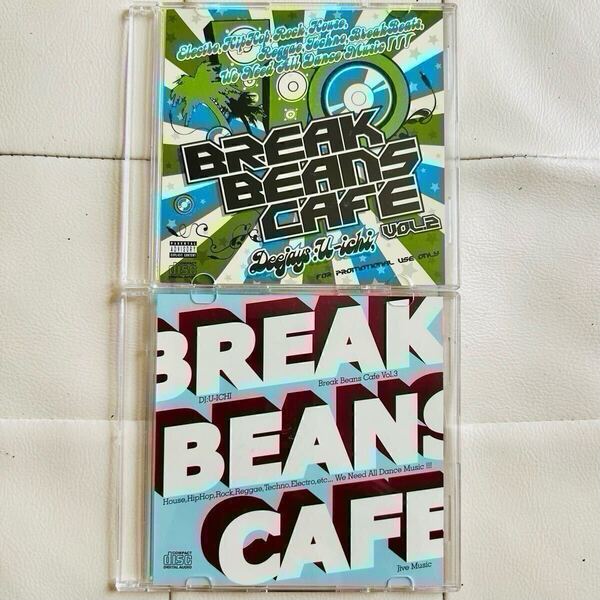 送料無料 / DJ U-ICHI / BREAK BEANS CAFE VOL 2 VOL 3 / 2枚セット
