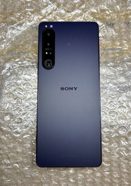 【美品】ソニー Xperia1IV /パープル XQ-CT44 / 国内版SIMフリー/ メモリー16GB ストレージ512GB
