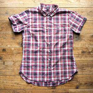送料無料♪ホグロフス HAGLOFS KAHA/KILI 半袖アウトドアシャツ size S レディース オーガニックコットン ガイドシャツ 美品 登山キャンプ
