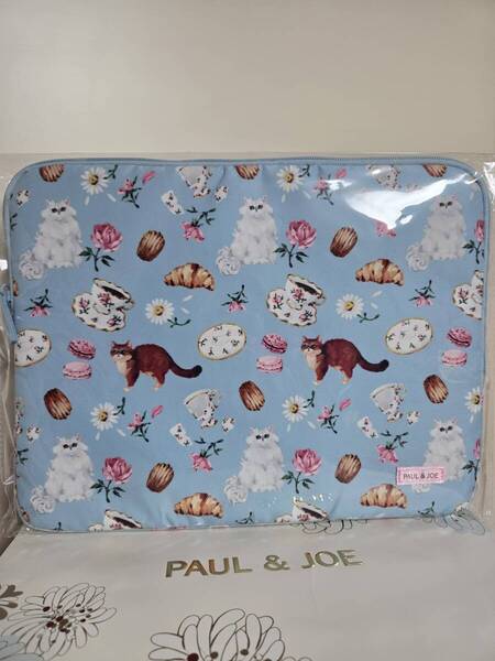 新品★PAUL&JOE ポール&ジョー オリジナル マルチポーチ♪猫ジプシー&ヌネット♪マカロン♪ノベルティ★非売品