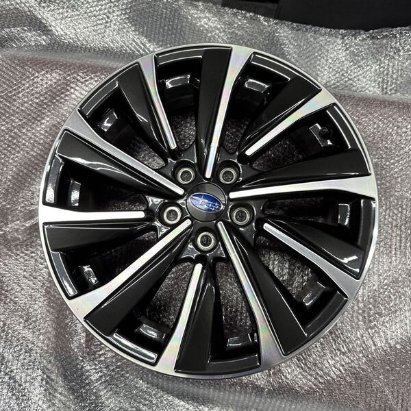 ★ SUBARU スバル レヴォーグ LEVORG VN5 STI 純正 18インチ アルミホイール 7.5J+55 114.3-5H 1本 まぁまぁキレイ その1 ★
