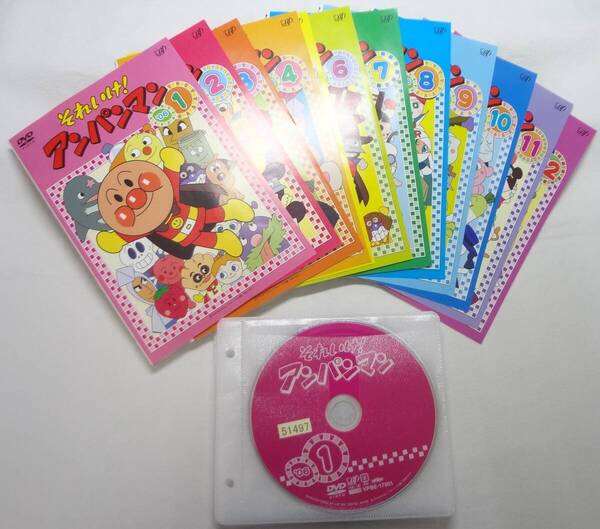 送料無料 レンタル落ち中古DVD それいけ!アンパンマン ’06 全12巻セット