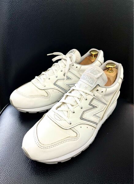 ☆NEWBALANCEニューバランス☆M996MUBレザーホワイト made in USA製26cm