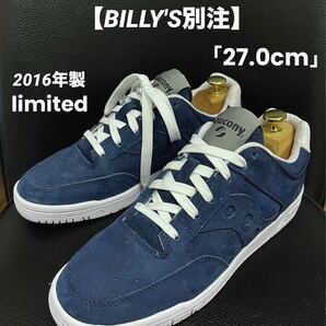 ☆SAUCONYサッカニー【BILLY'S別注】HANGTIME LOW TOKYO限定ハングタイムロートウキョウ2016年製/27cmNAVY