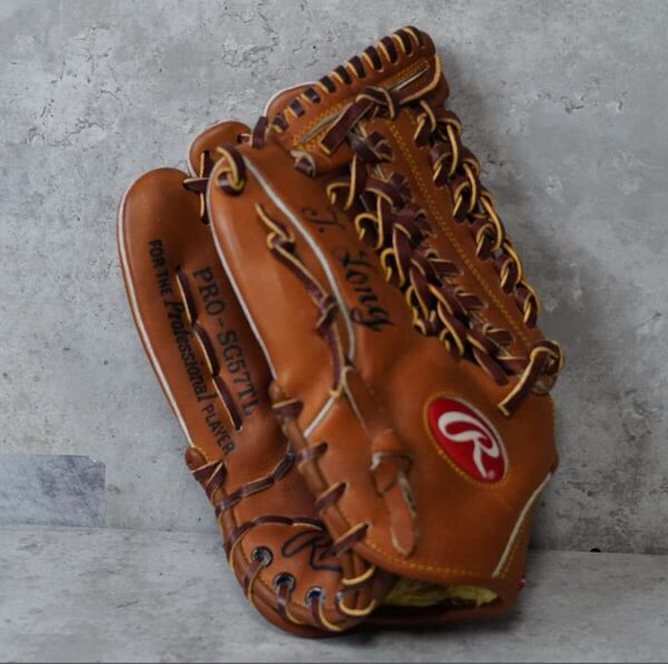 Rawlings ローリングス テレンス ロング氏 実使用グローブ 硬式 左投げ アスレチックス Terrence Deon Long 2000年 外野手