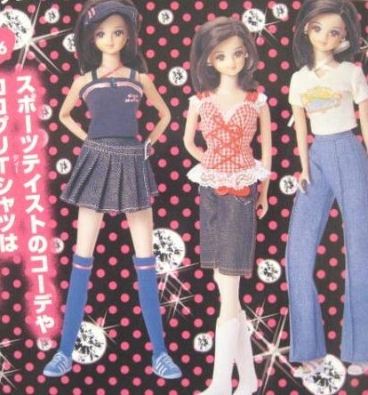 ジェニードール➕洋服5点セットドール5点セット箱破損有り ジェニー サイズ ハンドメイド ドール服＊647＊ジェニーちゃん