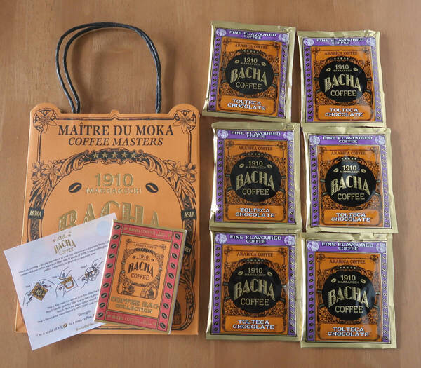 Bacha Coffee Tolteca Chocolate バシャコーヒー チョコレート風味 シンガポール お土産 バチャコーヒー ドリップオン ドリップコーヒー