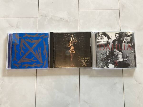 【送料無料】X CDアルバム3枚セット XJAPAN YOSHIKI HIDE エックス