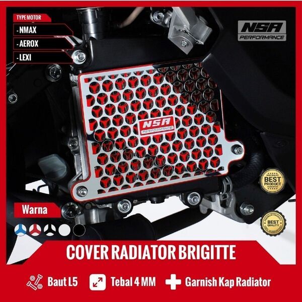 国内未発売 ホンダ HONDA PCX125 160 ADV160 ラジエーターガード レッド キャップガーニッシュ付き 150用は別ページ