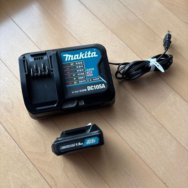 makita 充電器 DC10SA マキタ 10.8v 純正バッテリー付