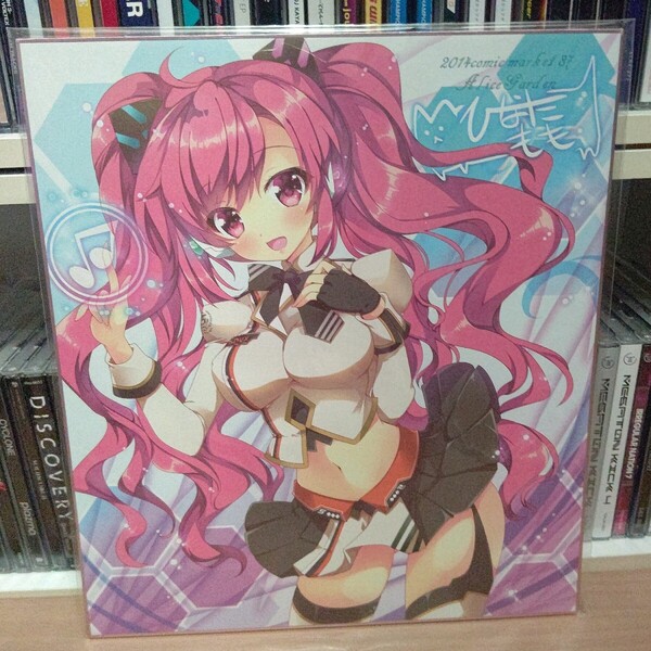 レイシス 色紙 ひなたもも 2014 comic market 87 コミックマーケット コミケ C87 Alice Garden アリス ガーデン 複製 BEMANI SDVX