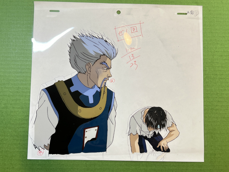 HUNTER×HUNTER ハンター×ハンター セル画 クロロ 背景付き