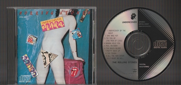 即決 THE ROLLING STONES ザ・ローリング・ストーンズ UNDERCOVER アンダーカヴァー CP35-3087 1A2 国内初期3500円盤CD 旧規格
