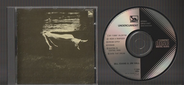 即決 BILL EVANS/JIM HALL ビル・エヴァンス/ジム・ホール UNDERCURRENT アンダーカレント CP32-5187 1A1 TO 国内初期3200円盤CD 旧規格