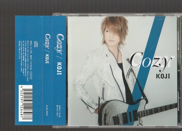 即決 送料込み KOJI / Cozy 帯付き ALAL-0004 2017年発売 初期盤 ALICE IN MENSWEAR/ALvino/La'cryma Christi