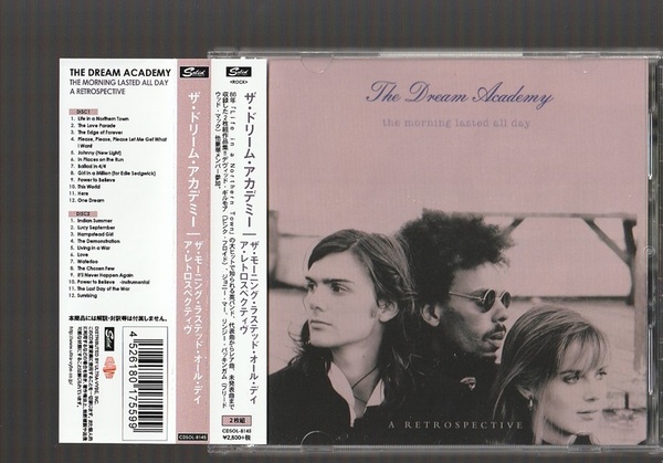 即決 THE DREAM ACADEMY ザ・ドリーム・アカデミー THE MORNING LASTED ALL DAY A RETROSPECTIVE 国内盤 2CD 帯付き CDSOL-8145