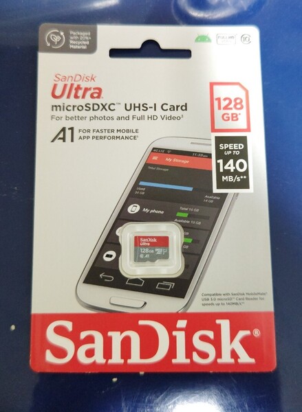 マイクロSDカード 128GB 140MB/s