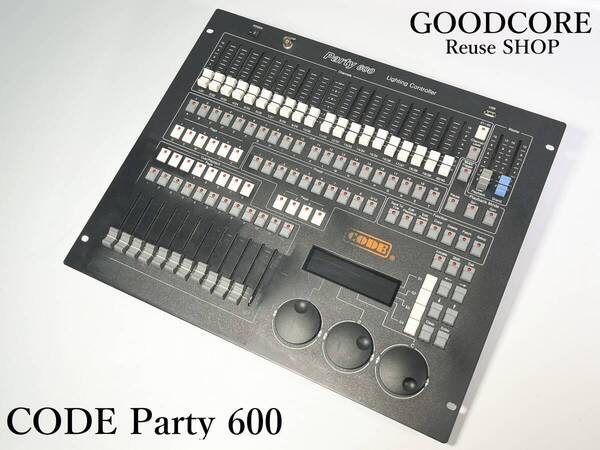 【ジャンク品】 CODE コード PARTY 600 Ver1.062 製調光卓 ライトコントローラー ●R704152