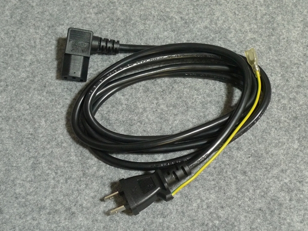 PC 電源ケーブル 1.8m L型プラグ ACケーブル