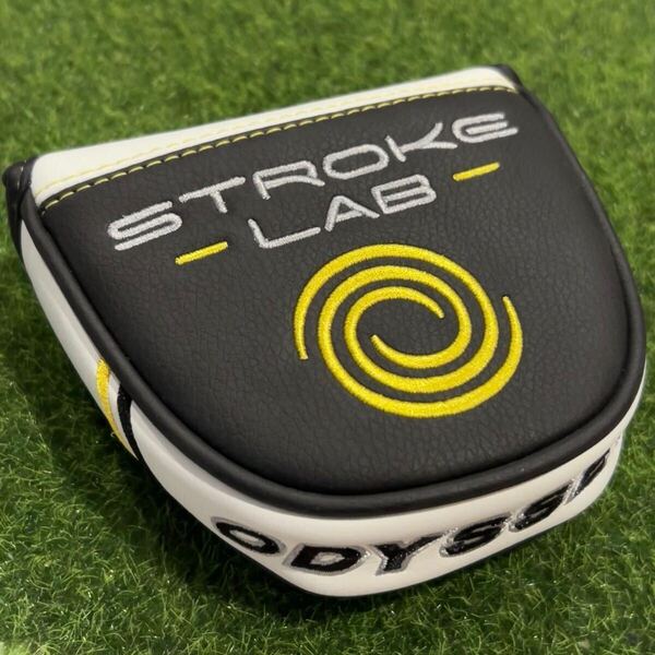 【新品】オデッセイ ストロークラボ 純正 パターカバー ヘッドカバー ネオマレット マレット 黒 白 黄 ODYSSEY STROKE LAB MALLET 5518351