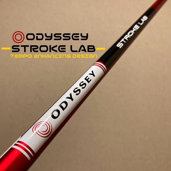 【クランクネック33インチ用】オデッセイ ストロークラボ レッド パター カーボンシャフト 赤 ODYSSEY STROKE LAB RED インナーホーゼル
