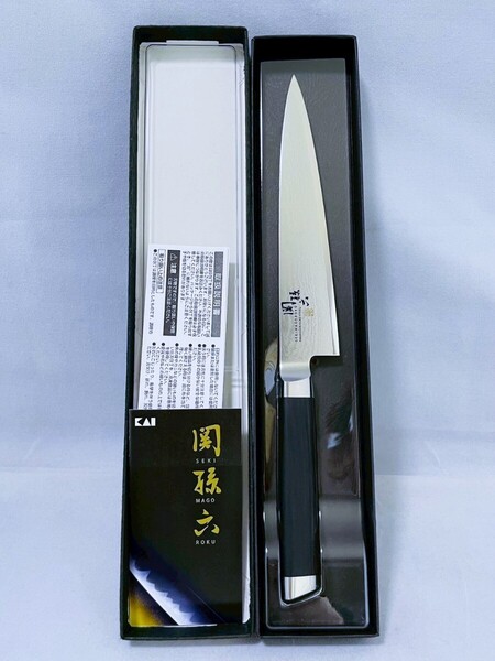 【新品 未使用品】貝印 関孫六 ダマスカス ペティナイフ 名刀の極み 150mm AE5203 送料無料