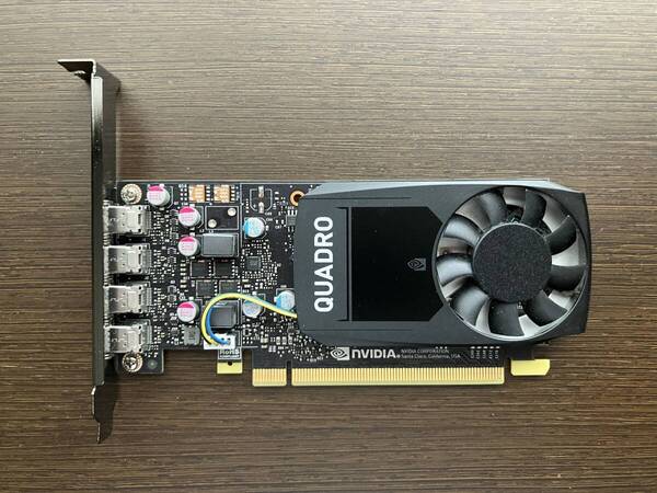 NVIDIA QUADRO P620 DisplayPort変換アダプタ付き