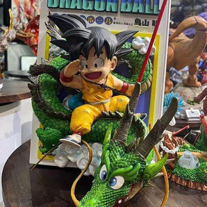 ドラゴンボール 孫悟空と神龍 漫画扉絵 フィギュア 30cm