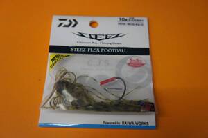 ダイワ STEEZ FLEX FOOTBALL スティーズ フレックスフットボール10g カラー:グリーンパンプキンブルーフレーク