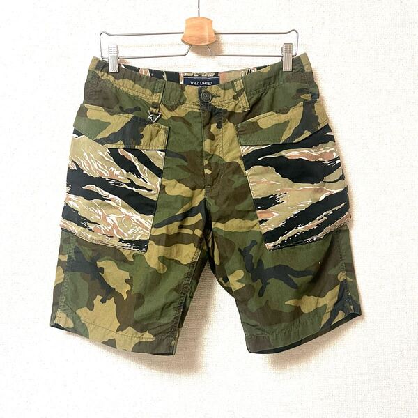 美品★WHIZ LIMITED CAMO SHORTS ハーフパンツ ショーツ ウィズ リミテッド カモショーツ ハーフパンツ ショートパンツ 迷彩 カモフラ