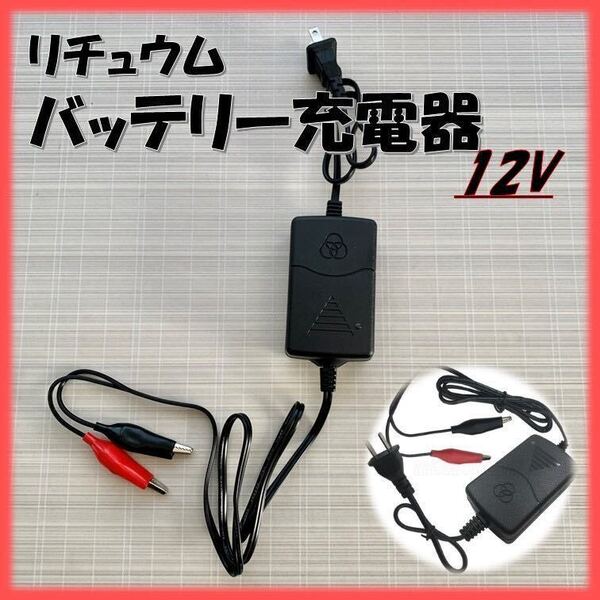 リチウムイオンバッテリー 充電器 バイク 12v クリップ 簡易 バッテリー充電器 オートバイ 自動車 小型 カーバッテリー チャージャー yo