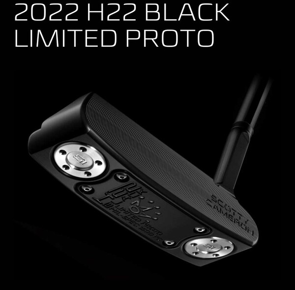 送料無料 新品 スコッティキャメロン パター H22 ホリデー ニューポート1.5 プラス ブラック リミテッド 34.5インチ