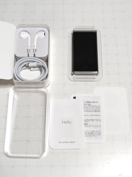 apple ipod nano 第7世代 A1446 16GB スペースグレイ アップル