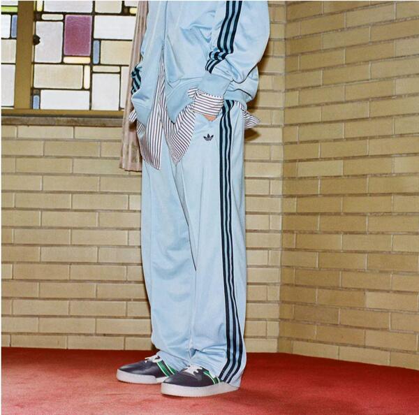 adidas ベッケンバウアー ジャージ TRACK PANTS 新品 M 青 original BECKENBAUER TRACK PANTS タグ付き 正規品 ブルー blue