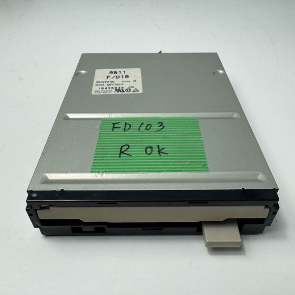FD103 読み込みOK SONY MPF520-F PC-9821など 3.5インチFDD