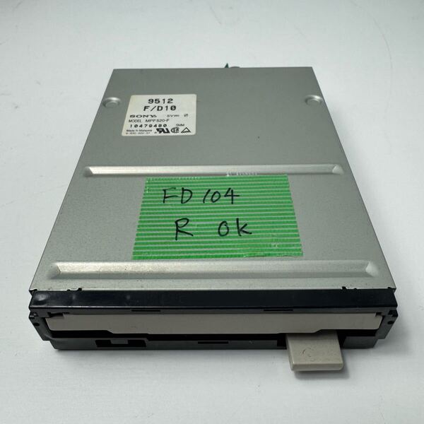 FD104 読み込みOK SONY MPF520-F PC-9821など 3.5インチFDD