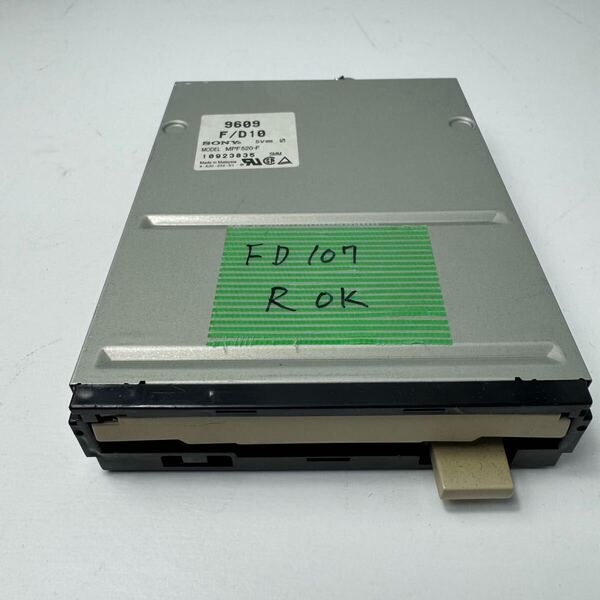 FD107 読み込みOK SONY MPF520-F PC-9821など 3.5インチFDD