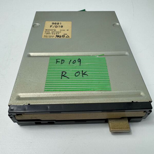 FD109 読み込みOK SONY MPF520-F PC-9821など 3.5インチFDD