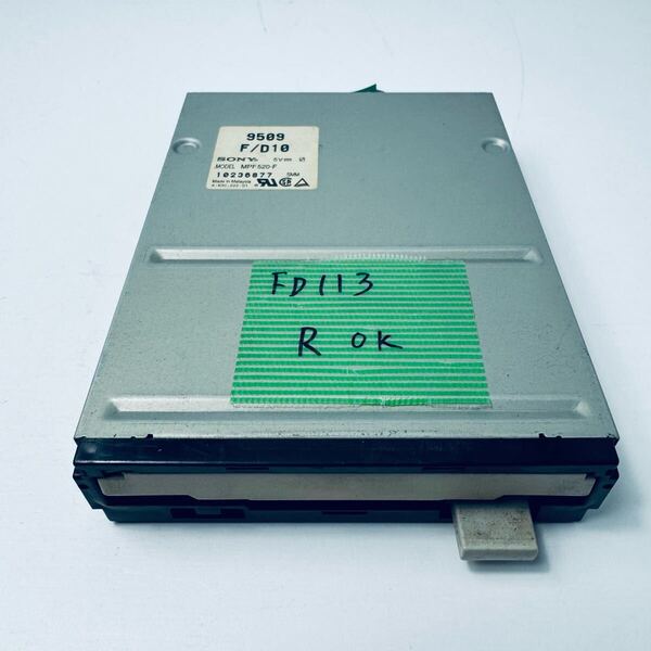 FD113 読み込みOK SONY MPF520-F PC-9821など 3.5インチFDD
